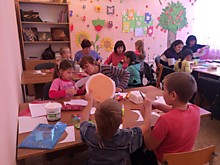 Дети в процессе работы